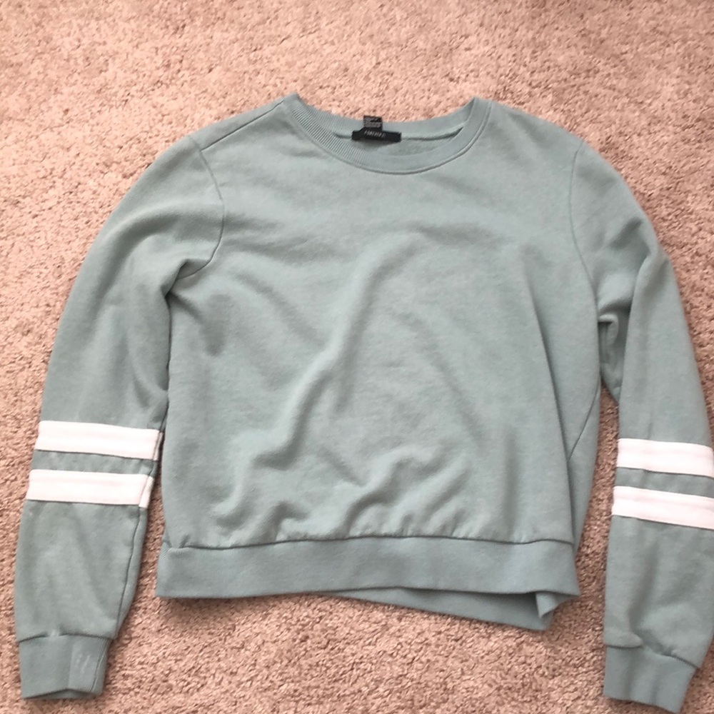 Forever 21 Green/Blue Sweater